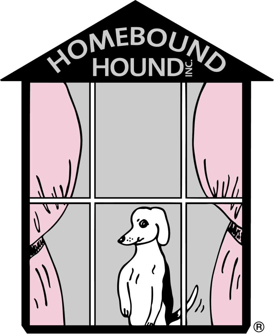 Homebound hound logo.