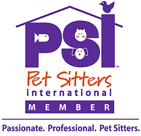 Pet sitters international logo.